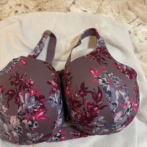 Cacique Floral Print underwire padded Bra 42DD